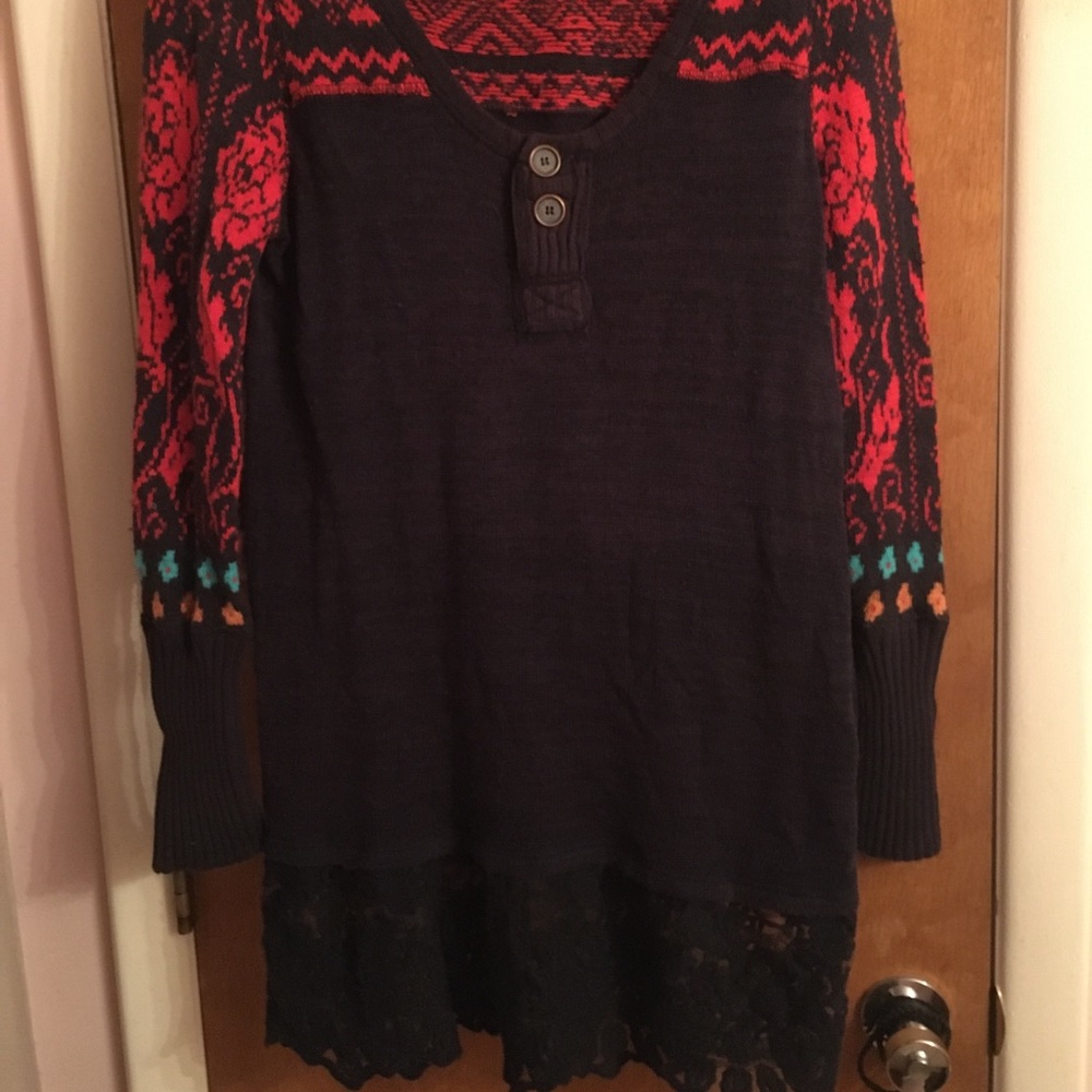 We the Free People Tunic Sweater